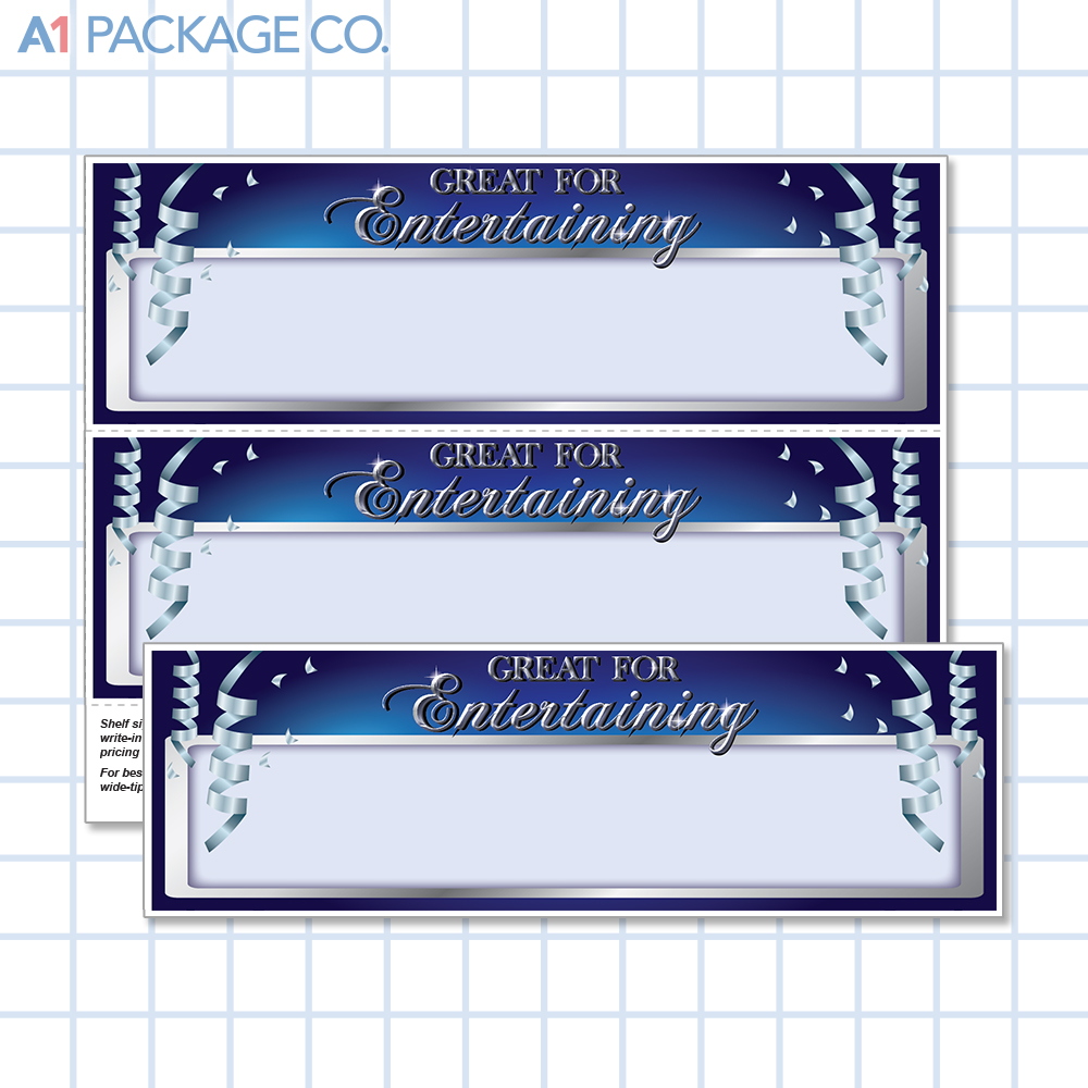 Great for Entertaining Placards (11x3.5 inch) 10 Count