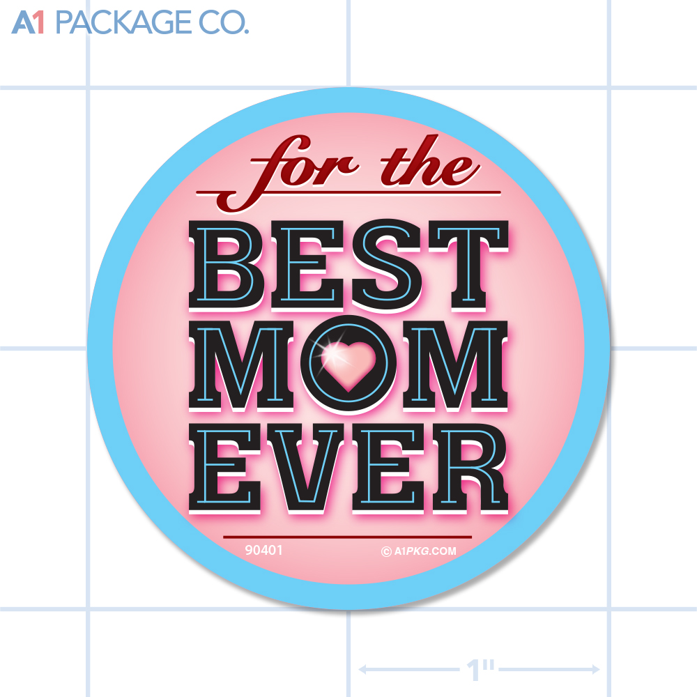 Mothers Day Label Full Color Circle (2 Inch Diameter) 250/roll