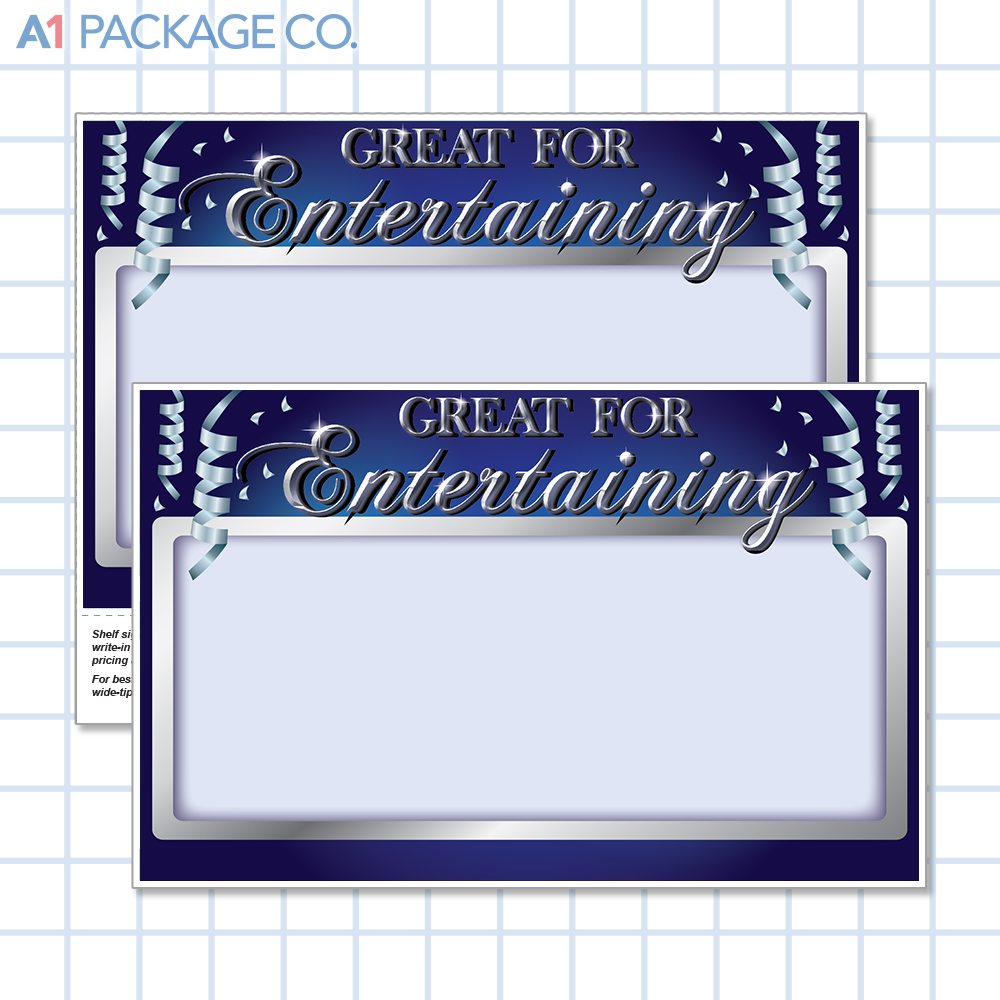 Great for Entertaining Placards (11x7 inch) 5 Count