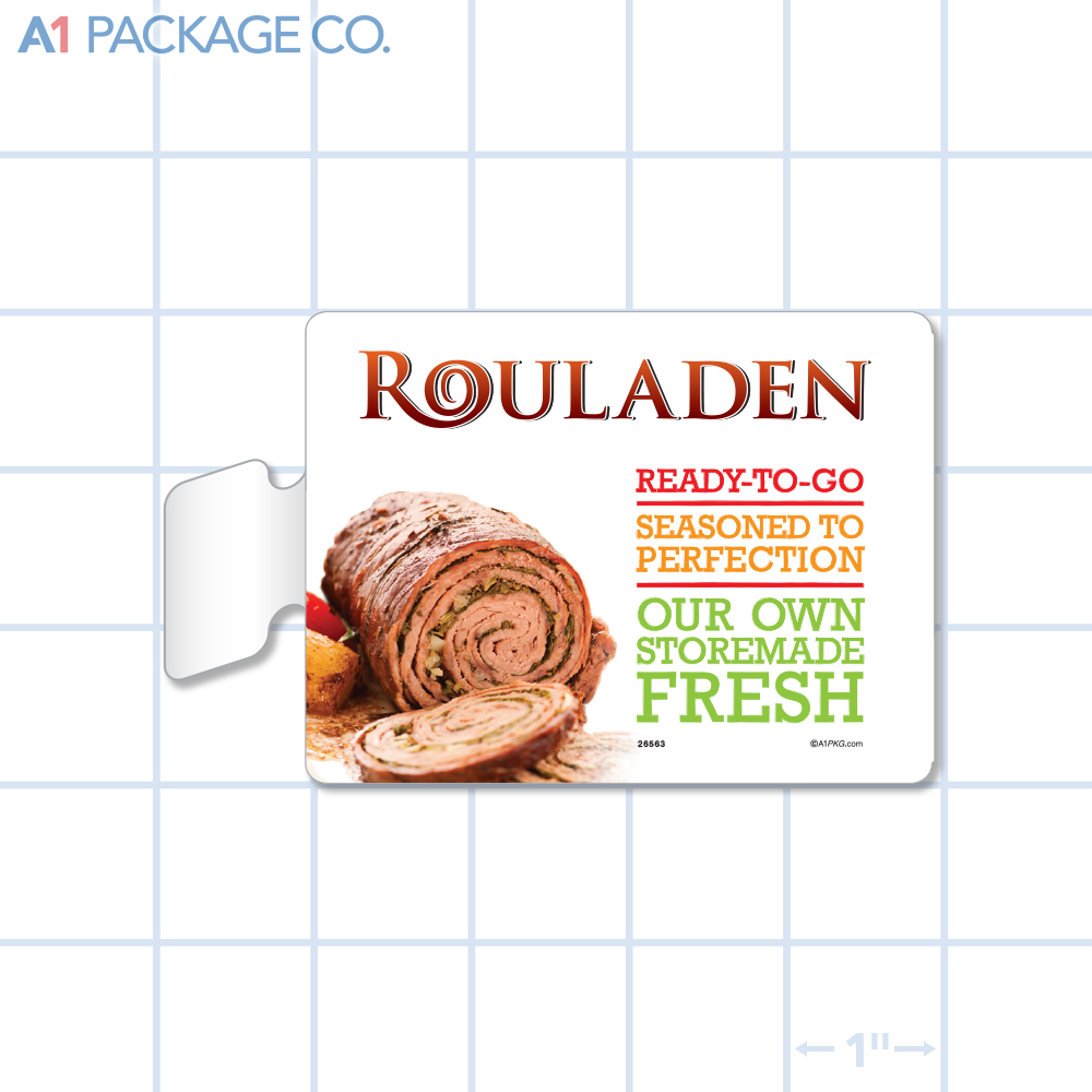 Rouladen Rectangle Aisle Talker (4x3 inch)