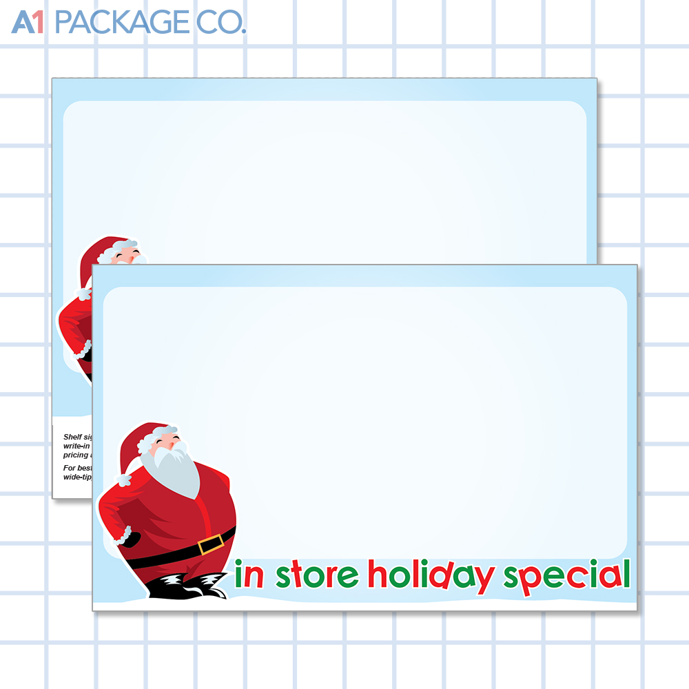 In Store Holiday Special Placards (11x7 inch) 5 Count